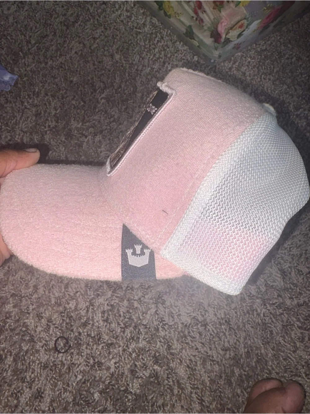 Pink 'Cutie' Pet-Themed Cap